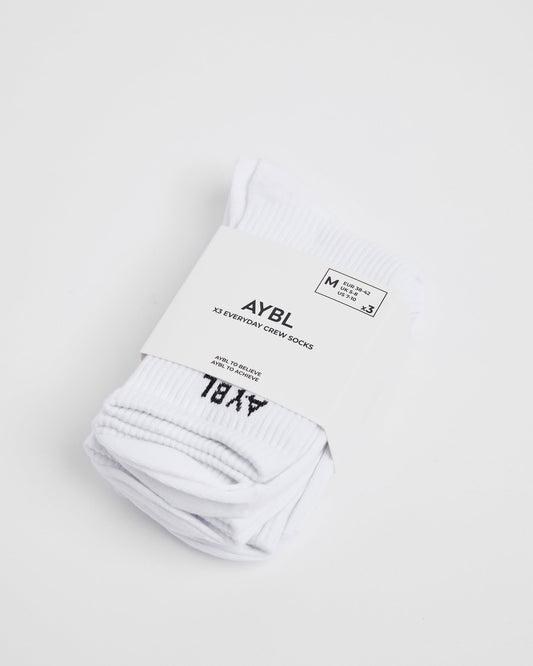 Everyday Crew Socks (3 Pack)